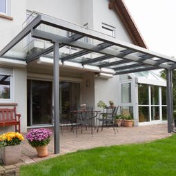 FW Glashaus Haus Glasdach