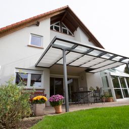 FW Glashaus Haus Glasdach