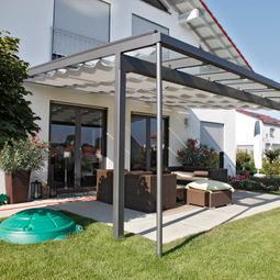 FW Glashaus Haus Glasdach