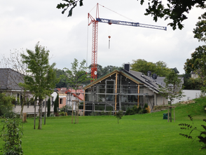 FW Glashaus Baustelle